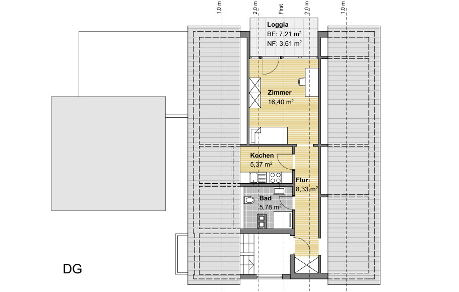 Dachgeschoss Mehrfamilienhaus Durmersheim