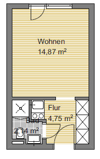 Grundriss Etagenwohnung Landau in der Pfalz