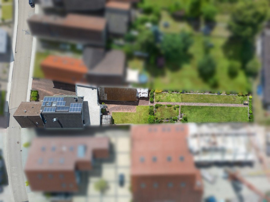 Vogelperspektive Mehrfamilienhaus Bischweier