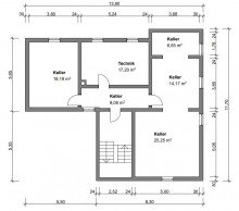 Untergeschoss Wundersch�nes Einfamilienhaus mit Nebengeb�ude auf gro�em Grundst�ck