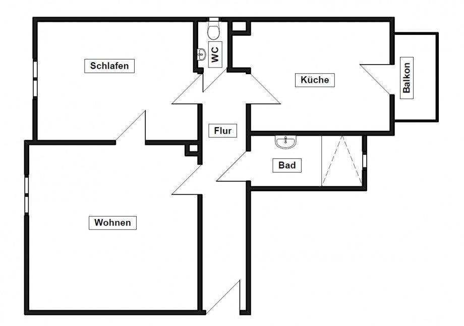  Erdgeschosswohnung Karlsruhe