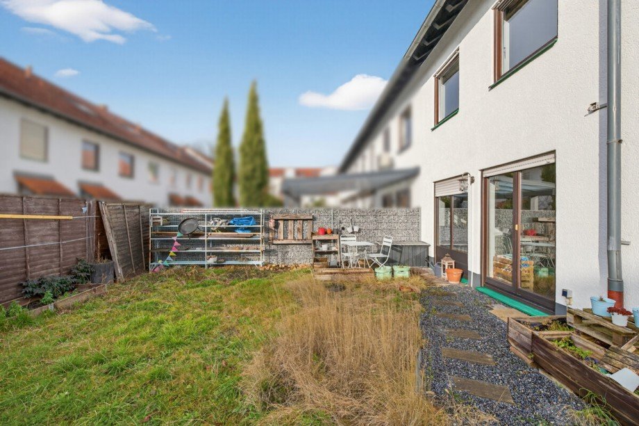 Garten Reihenendhaus Karlsruhe