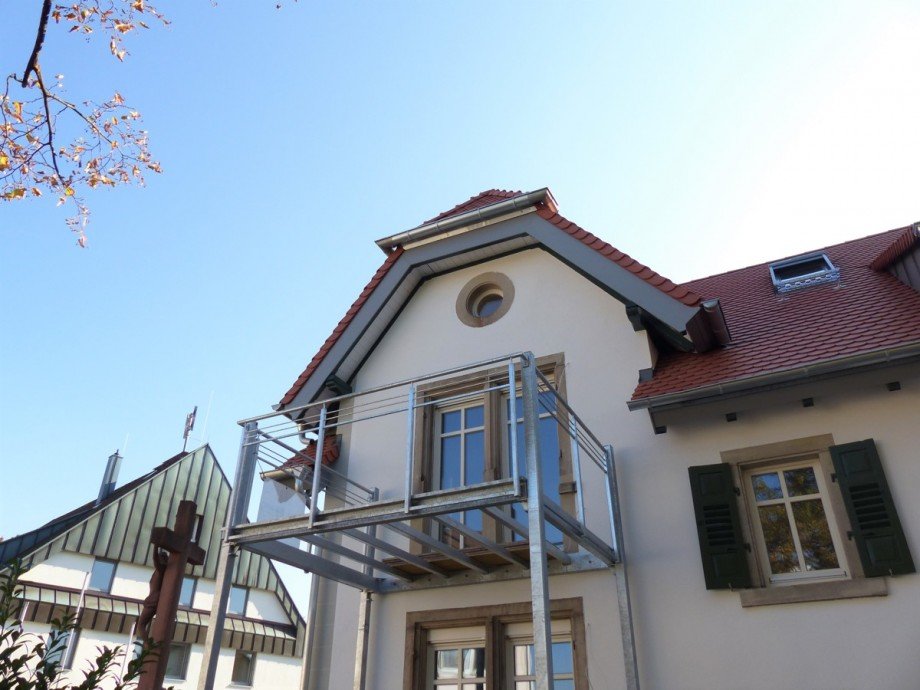 Balkon Maisonettewohnung Bischweier